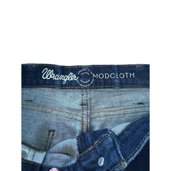Wrangler X ModCloth Jeans Sz 8 High Waist Straight Leg Rockabilly 50s Retro - Picture 3 of 6